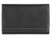 Mywalit Medium Tri-fold Geldbörse I Leder 14 cm black/pace
