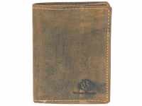 Greenburry Vintage Geldbörse Leder 8,0 cm brown