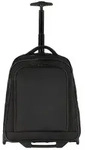 Dermata 2 Rollen Rucksacktrolley 47.5 cm Laptopfach schwarz
