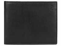 Esquire Eco Geldbörse II Leder 12 cm black