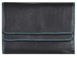 Mywalit Double Flap Wallet Geldb&ouml;rse Leder 13 cm schwarz
