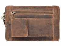 Greenburry Vintage Herrentasche Leder 22 cm brown