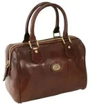 The Bridge Story Donna Barrel Bag Handtasche Leder 25 cm braun