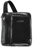 Piquadro Blue Square Umh&auml;ngetasche Leder 21 cm schwarz
