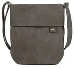 Zwei Mademoiselle.M Schultertasche 31 cm grau