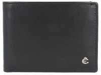 Esquire Harry Geldbörse Leder 10,5 cm schwarz