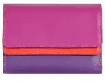 Mywalit Double Flap Wallet Geldb&ouml;rse Leder 13 cm pink