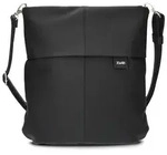 Zwei Mademoiselle.M Schultertasche 31 cm grau