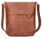 Zwei Mademoiselle.M Schultertasche 31 cm braun