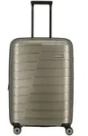 Travelite Air Base 4 Rollen Trolley 67 cm mit Dehnfalte goldfarben