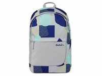 Satch Daypack Fly Rucksack 45 cm Laptopfach grey blue turquoise