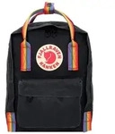 Fj&auml;llr&auml;ven Kanken Rainbow Mini City Rucksack 28 cm schwarz