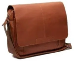 The Chesterfield Brand Richard Messenger Leder 40 cm Laptopfach braun