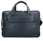 The Chesterfield Brand Wax Pull Up Aktentasche Leder 44 cm Laptopfach schwarz