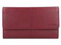 Esquire Verona Geldbörse RFID Leder 18 cm rot