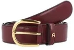 AIGNER Business G&uuml;rtel Leder 100 cm rot