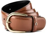 AIGNER Business G&uuml;rtel Leder 105 cm braun