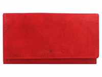 Greenburry Basic Geldbörse RFID Leder 17 cm red