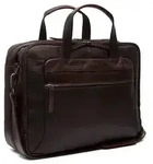 The Chesterfield Brand Wax Pull Up Aktentasche Leder 44 cm Laptopfach braun