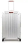 Piquadro Alu 4-Rollen Trolley 69 cm silberfarben