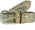 b.belt G&uuml;rtel Leder 80 cm beige