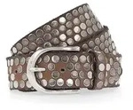 b.belt Nieteng&uuml;rtel Leder 80 cm braun