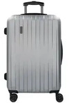 bugatti Lima 2.0 4-Rollen Trolley 75 cm mit Doppelrollen silberfarben