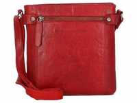 The Chesterfield Brand Antique Buff Umhängetasche Leder 22 cm red