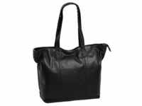 The Chesterfield Brand Wax Pull Up Shopper Tasche Leder 36 cm Laptopfach black