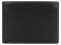 Esquire Denver Geldbörse RFID Leder 12 cm schwarz