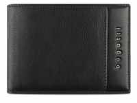 bugatti Nome Geldbörse RFID Schutz Leder 12.5 cm schwarz