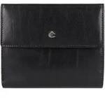 Esquire Toscana Geldb&ouml;rse RFID Schutz Leder 12 cm schwarz