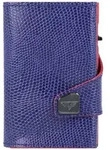 Tru Virtu Click & Slide Kreditkartenetui RFID Leder 6,5 cm lila