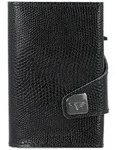 Tru Virtu Click & Slide Kreditkartenetui RFID Leder 6,5 cm schwarz