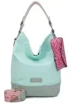 Fritzi aus Preu&szlig;en Izzy07 Olga Canvas Schultertasche 27 cm gr&uuml;n