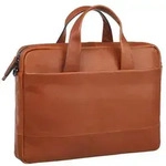 Leonhard Heyden Hamburg Aktentasche 38 cm Laptopfach braun