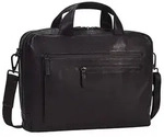 Leonhard Heyden Den Haag Aktentasche Leder 40 cm Laptopfach schwarz