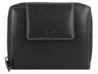 Braun Büffel Arezzo Geldbörse RFID Schutz Leder 12 cm schwarz