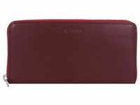 Esquire Viktoria Geldbörse RFID Leder 19 cm rot