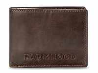 Farmhood Nashville Geldbörse RFID Schutz Leder 13 cm dark brown 2