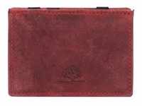 Greenburry Vintage Geldbörse Leder 7.5 cm rusty red