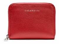 Lazarotti Milano Leather Geldbörse Leder 13,5 cm red