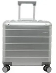 Alumaxx Gravity 4 Rollen Pilotentrolley 44 cm Laptopfach silberfarben