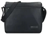 Jost Stockholm Messenger Leder 33 cm Laptopfach schwarz