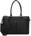 Burkely Antique Avery Schultertasche Leder 37 cm Laptopfach schwarz