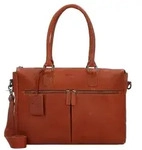 Burkely Antique Avery Schultertasche Leder 37 cm Laptopfach braun