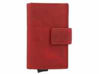 Maître Birkenfeld Kreditkartenetui RFID Schutz Leder 6.5 cm red