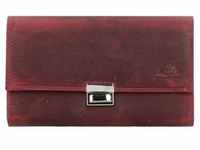 Greenburry Vintage Geldbörse Leder 17.5 cm rusty red