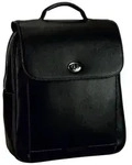 Leonhard Heyden Nizza City Rucksack Leder 34 cm grau