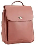 Leonhard Heyden Nizza City Rucksack Leder 34 cm schwarz
